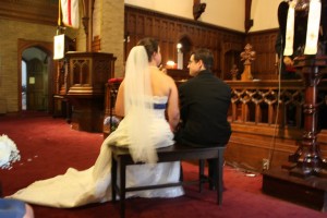 A wedding at Christ Church